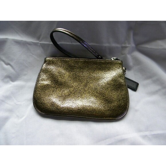 Coach Metallic Gold Wristlet - Picture 8 of 8